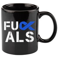 Fuck ALS Awareness Month Blue Ribbon Support Squad Fighter 11oz C Handle Ceramic Mug