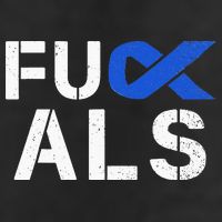 Fuck ALS Awareness Month Blue Ribbon Support Squad Fighter 11oz C Handle Ceramic Mug
