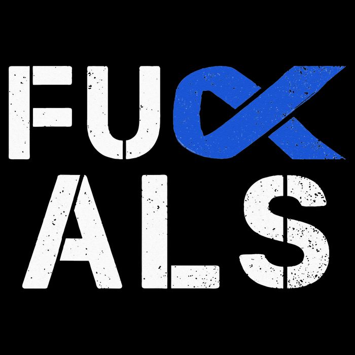 Fuck ALS Awareness Month Blue Ribbon Support Squad Fighter Toddler Fine Jersey T-Shirt