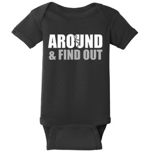 Fuck Around And Find Out Funny Dallas_ Cowboys Baby Bodysuit