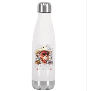 Funny Assassination Attempt Trump 2024 You Missed Twice Stainless Steel Insulated Water Bottle