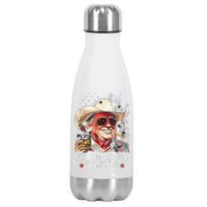 Funny Assassination Attempt Trump 2024 You Missed Twice Stainless Steel Insulated Water Bottle