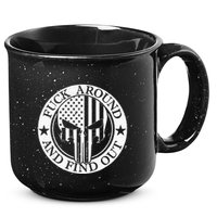 Fuck Around And Find Out 15oz Campfire Ceramic Mug