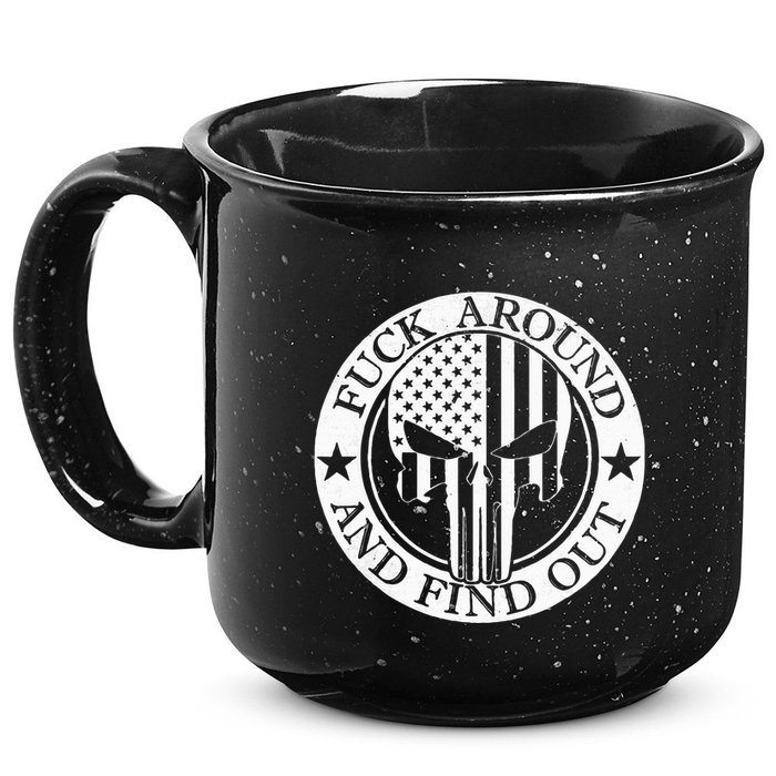 Fuck Around And Find Out 15oz Campfire Ceramic Mug