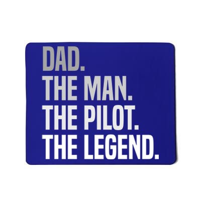 Funny Aviator Airplane Fly Aviation Aircraft Pilot Dad Funny Gift Mousepad