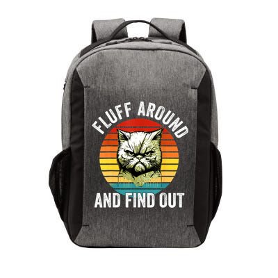 Fluff Around And Find Out Cat Lover Mom Dad Kitten Vector Backpack