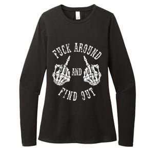 Fuck Around And Find Out The Original Womens CVC Long Sleeve Shirt