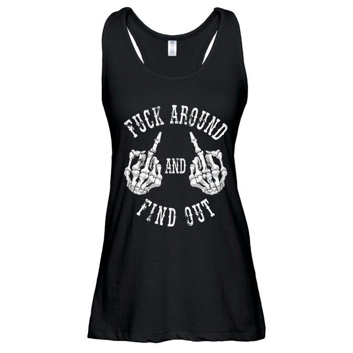 Fuck Around And Find Out The Original Ladies Essential Flowy Tank