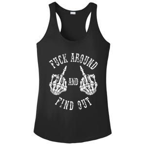 Fuck Around And Find Out The Original Ladies PosiCharge Competitor Racerback Tank