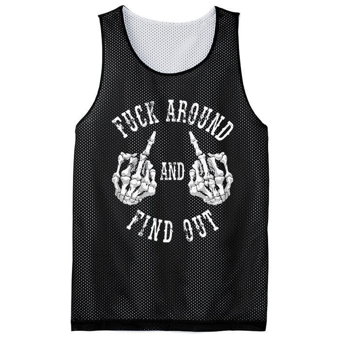 Fuck Around And Find Out The Original Mesh Reversible Basketball Jersey Tank