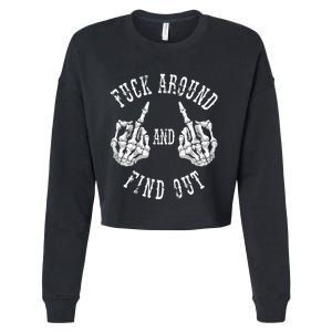 Fuck Around And Find Out The Original Cropped Pullover Crew