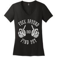 Fuck Around And Find Out The Original Women's V-Neck T-Shirt