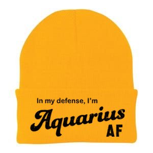 Funny Astrology Aquarius Gift Knit Cap Winter Beanie