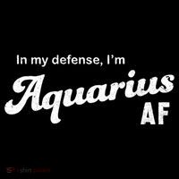 Funny Astrology Aquarius Gift 7-Panel Snapback Hat