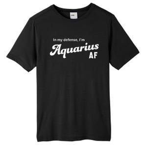 Funny Astrology Aquarius Gift Tall Fusion ChromaSoft Performance T-Shirt