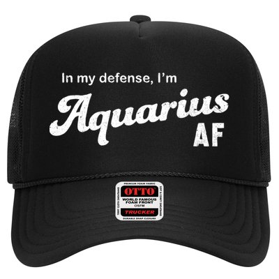 Funny Astrology Aquarius Gift Trucker Hat