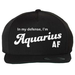 Funny Astrology Aquarius Gift Wool Snapback Cap