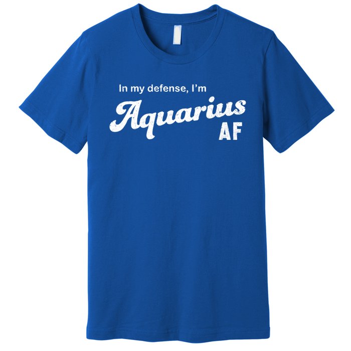 Funny Astrology Aquarius Gift Premium T-Shirt