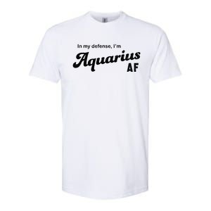 Funny Astrology Aquarius Gift Softstyle CVC T-Shirt