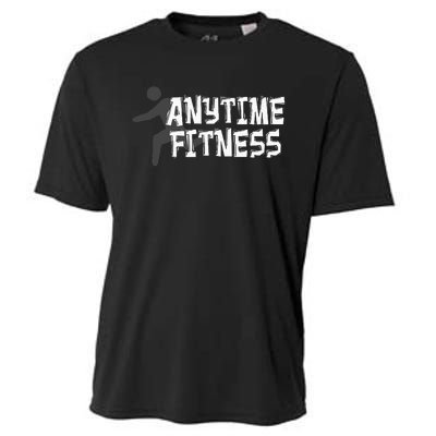 Fitness At Anytime Funny Workout Desisgn Best Awesome Cooling Performance Crew T-Shirt