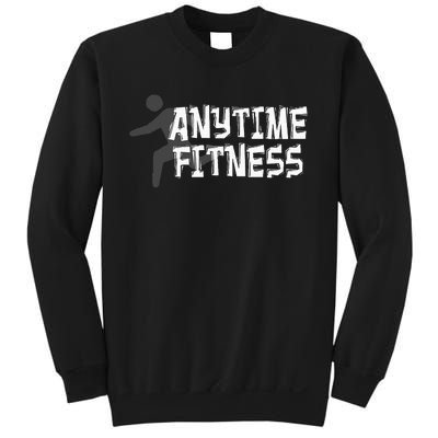 Fitness At Anytime Funny Workout Desisgn Best Awesome Sweatshirt