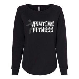 Fitness At Anytime Funny Workout Desisgn Best Awesome Womens California Wash Sweatshirt