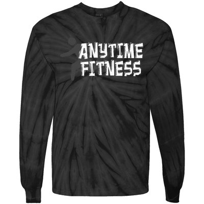 Fitness At Anytime Funny Workout Desisgn Best Awesome Tie-Dye Long Sleeve Shirt