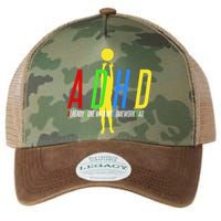 Funny ADHD Already Done With My Homework Dad Legacy Tie Dye Trucker Hat