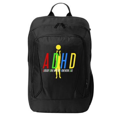 Funny ADHD Already Done With My Homework Dad City Backpack