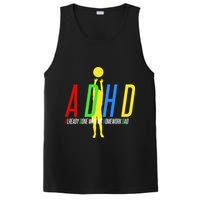 Funny ADHD Already Done With My Homework Dad PosiCharge Competitor Tank