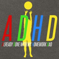 Funny ADHD Already Done With My Homework Dad Cotton Canvas Backpack