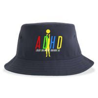 Funny ADHD Already Done With My Homework Dad Sustainable Bucket Hat