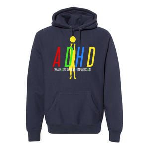 Funny ADHD Already Done With My Homework Dad Premium Hoodie