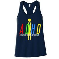 Funny ADHD Already Done With My Homework Dad Womens Tank Top