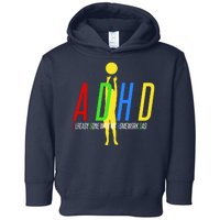 Funny ADHD Already Done With My Homework Dad Toddler Hoodie