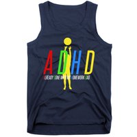 Funny ADHD Already Done With My Homework Dad Tank Top