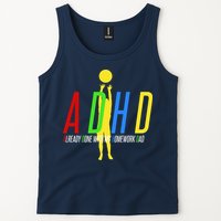 Funny ADHD Already Done With My Homework Dad Tank Top