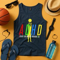Funny ADHD Already Done With My Homework Dad Tank Top