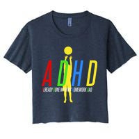 Funny ADHD Already Done With My Homework Dad Crop Top