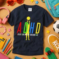 Funny ADHD Already Done With My Homework Dad Kids T-Shirt