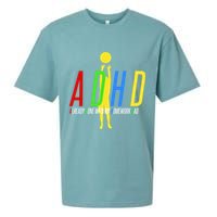 Funny ADHD Already Done With My Homework Dad Sueded Cloud Jersey T-Shirt