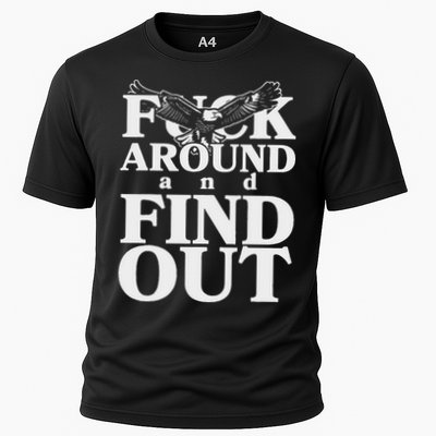 Fuck Around And Find Out Eagle Cooling Performance Crew T-Shirt