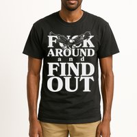 Fuck Around And Find Out Eagle Tall T-Shirt