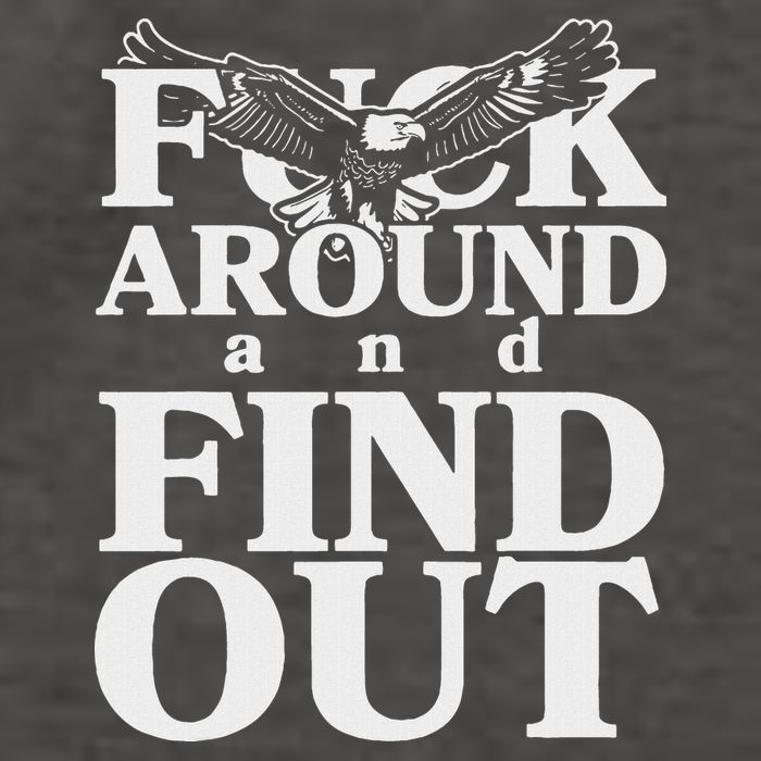 Fuck Around And Find Out Eagle Vector Backpack