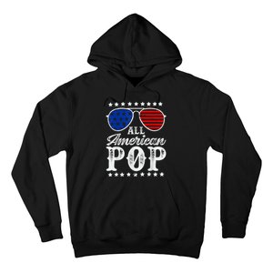 Funny All American Pop Sunglasses USA 4th Of July Hoodie