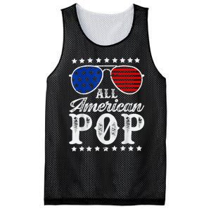 Funny All American Pop Sunglasses USA 4th Of July Mesh Reversible Basketball Jersey Tank