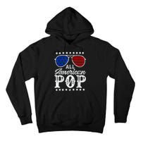 Funny All American Pop Sunglasses USA 4th Of July Tall Hoodie