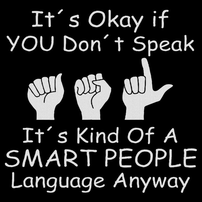 Funny Asl American Sign Language Toddler T-Shirt
