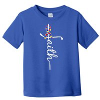 Faith Autism Awareness Month Ribbon Toddler T-Shirt