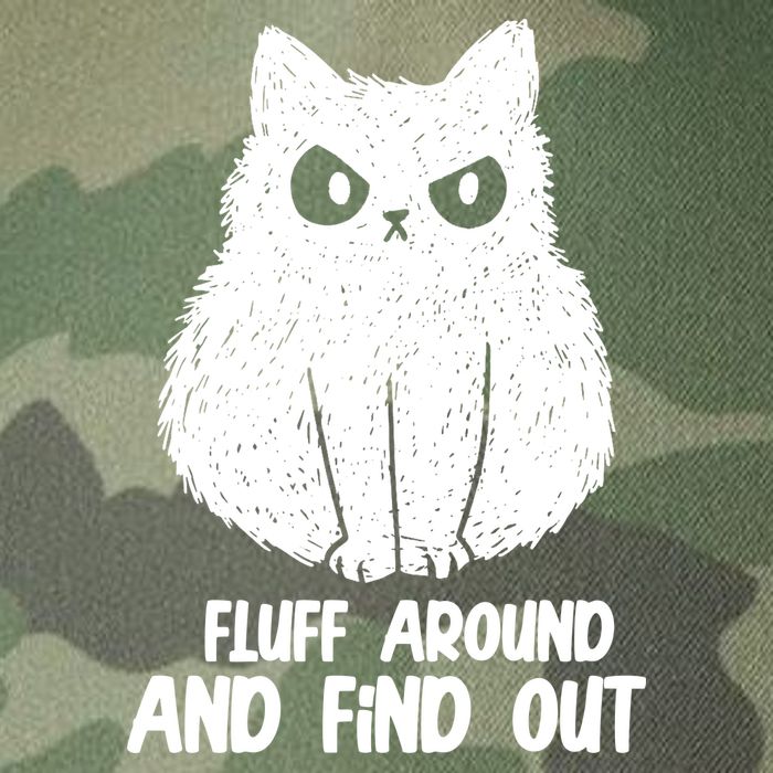 Fluff Around And Find Out Funny Cat Lover Legacy Tie Dye Trucker Hat
